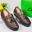 Clarks Brown Men's Leather Loafers - 4