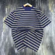 Striped Round Neck T-Shirts - 1