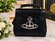 AAKS Ladies Medium Black Backpack Bag - 1
