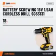 SGS Battery Screwing Cordless Drill 18V 1.5Ah (SGS5131) - 2