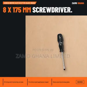 SGS Slotted Screwdriver 8x175mm Black Series