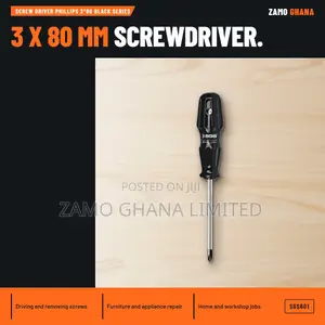 SGS Phillips Screwdriver 3x80mm Black Series