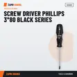 SGS Phillips Screwdriver 3x80mm Black Series - 2