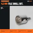 Easy Gres 43mm Drill Bit - Rubi - 1