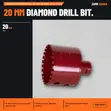 Rubi Drygres 20mm Premium Diamond Drill Bit M14 - 1
