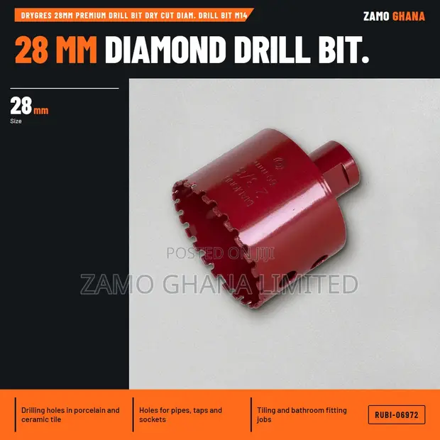 Rubi Drygres 28mm Premium Diamond Drill Bit M14 - 1