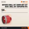 Rubi Drygres Drill Bit 120mm Superpro M14 - 2