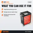 Acme Tool Trolley - 6 Drawer Empty - 2