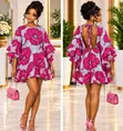 Backless Ankara Style Dress - 2