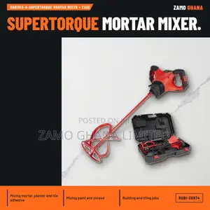 Rubi Rubimix-9 Supertorque Mortar Mixer + Case