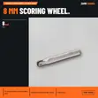 Rubi Carbide Scoring Wheel 3/8" (8mm) - 01958 - 1