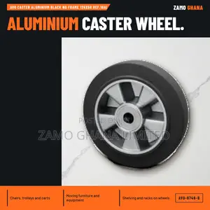 Avo Caster Aluminium Black No Frame 125x50