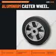 Avo Caster Aluminium Black No Frame 125x50 - 1