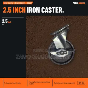 Tera Iron Caster 2.5 Inch Swivel + Brake