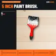 Acme Red 5 Inch #633 Paint Brush - 1