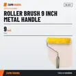 Roller Brush 9 Inch Metal Handle - RB-MET - 2