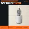 Acme Gate Roller Stopper 40x60 White Nylon - 1