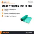 3x50m Green Construction Mesh - 3