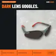 Ace-Tek Safety Goggles Model 597-G Dark - 1