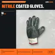 Irona Gloves Grey Polyester Nitrile XL - 1