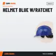 Ace-Tek Helmet Blue W/Ratchet - 2