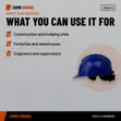 Ace-Tek Helmet Blue W/Ratchet - 3