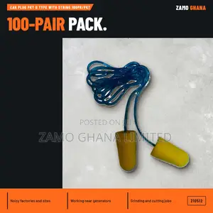 Ace-Tek U Type Ear Plugs with String (100 Pairs/Pack)