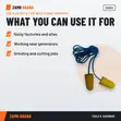 Ace-Tek U Type Ear Plugs with String (100 Pairs/Pack) - 3