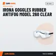 Irona Goggles Rubber Antifog Model 260 Clear - 2