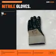 Irona Gloves Nitrile Back Cuff 10 Inch - 1
