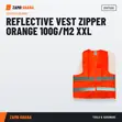 Ace-Tek Reflective Safety Vest Zipper Orange XXL - 2