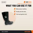 Grado Rainboots Size 40 Wellington Boots - 3