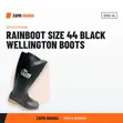 Tera Rainboots Size 44 Black Wellington Boots - 2