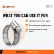 Hose Clips TW 4 Inch (50p/PKT) - 3