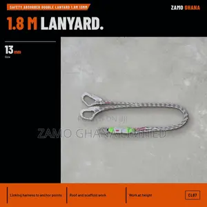 Ace-Tek Safety Absorber Double Lanyard 1.8M 13mm