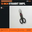 Alpro Straight Pattern Snips 12 Inch - 1