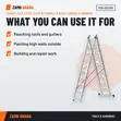 Ferral 2x17 Steps Elite 67 Double Slide Ladder Aluminium - 3