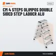 Acme CM 4 Steps Olimpos Double Sided Step Ladder - 1