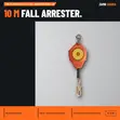 NRG 10m Retractable Fall Arrester (100kg) - 1