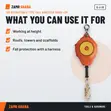 NRG 10m Retractable Fall Arrester (100kg) - 3