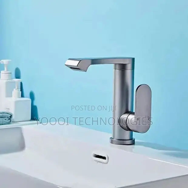 Modern Space Aluminum Cold & Hot Rotatable Tap - 1