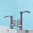 Modern Space Aluminum Cold & Hot Rotatable Tap - 3