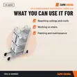 Acme CM-AK020 20 Rung Aluminium Multipurpose Ladder - 3