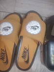 Brand New Nike Sanders Slippers - Black - 1