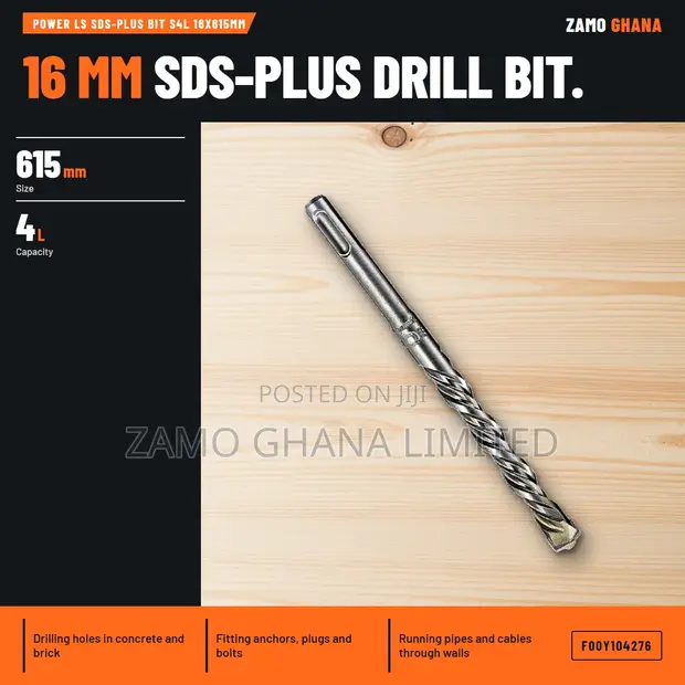 Power Ls SDS-Plus Bit S4L 16x615mm - 1