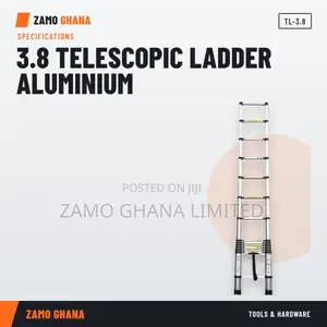 Tera 3.8m Telescopic Ladder - Aluminium