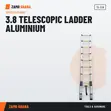 Tera 3.8m Telescopic Ladder - Aluminium - 1