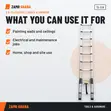 Tera 3.8m Telescopic Ladder - Aluminium - 2