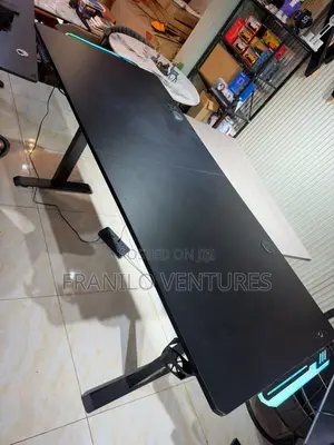 1.8m Electric Adjustable Height Desk with RGB Wings