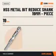 HSS Metal Bit Reduce Shank 19mm - 2